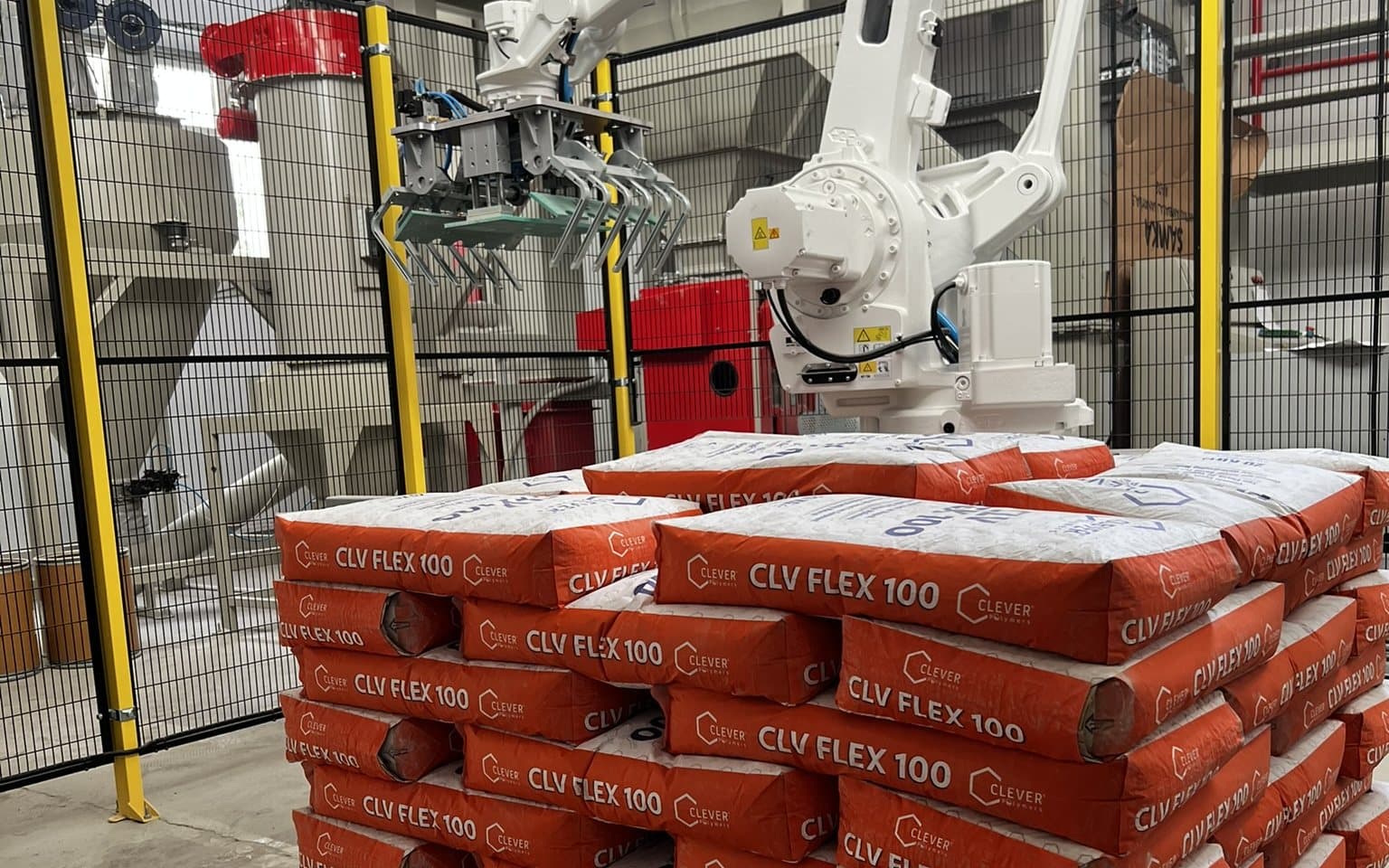 Çatal Tutuculu Robotik Torba Paletleme Hücresi
