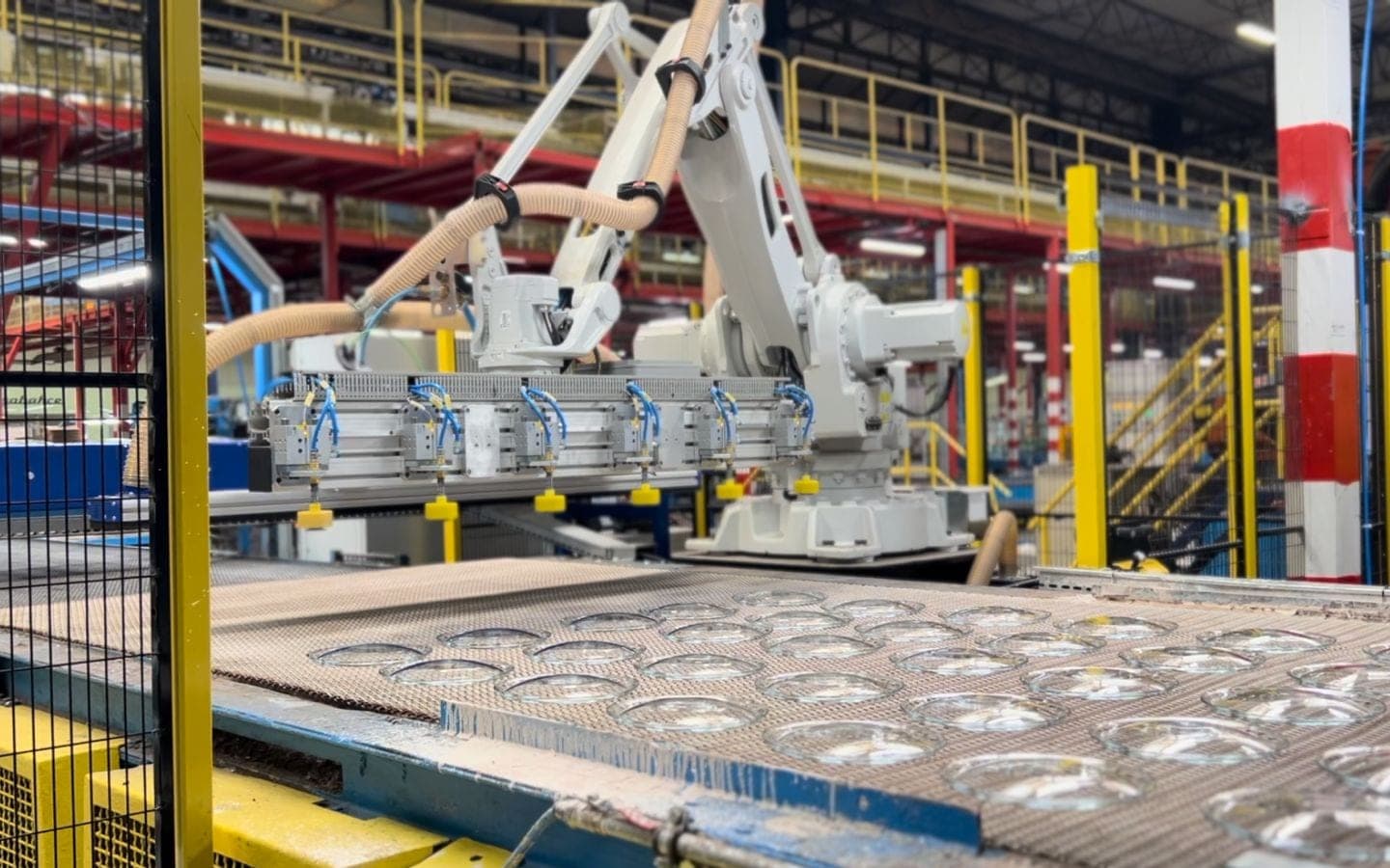Vision-Guided Glassware Picking Cell